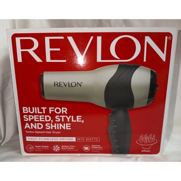Revlon Other - Revlon 1875W Volumizing Turbo Hair Dryer RV473 NEW OPEN BOX